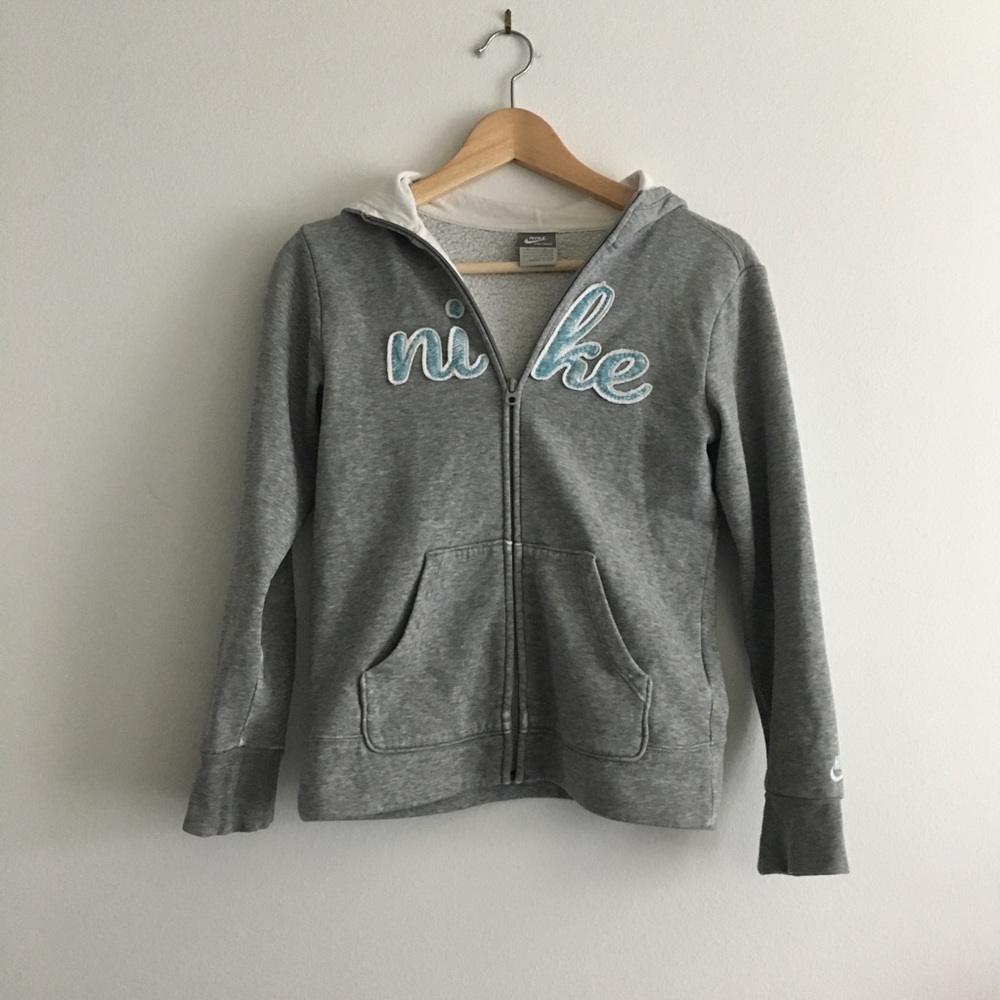 Nike Full Zip Up Hooded Athletic Jacket